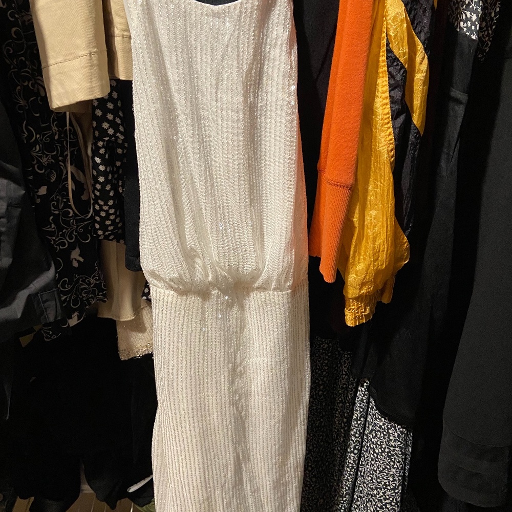 2 white Shein dresses